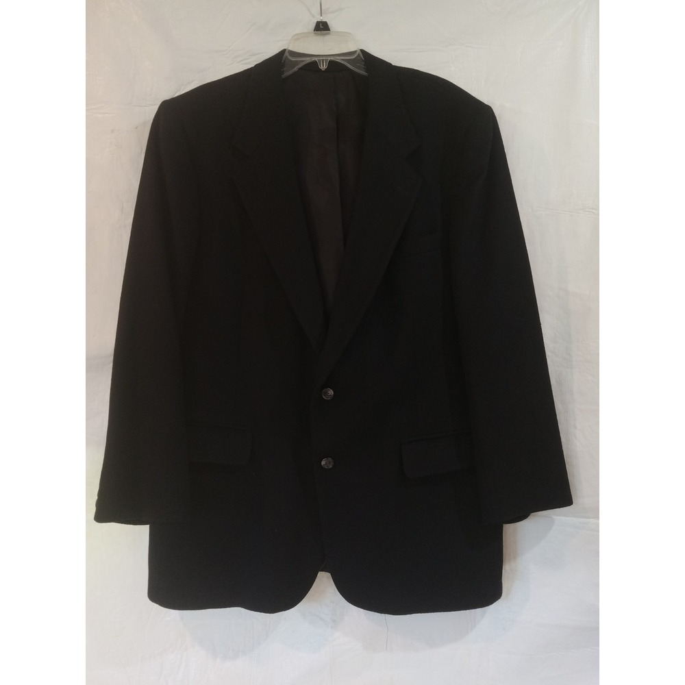 Pincus Brothers Maxwell Mens 100% Pure Cashmere Blazer Sport Coat Black